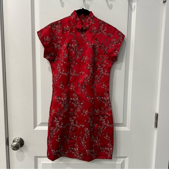 Vintage 90s Cherry Blossom Dress - Picture 15 of 16